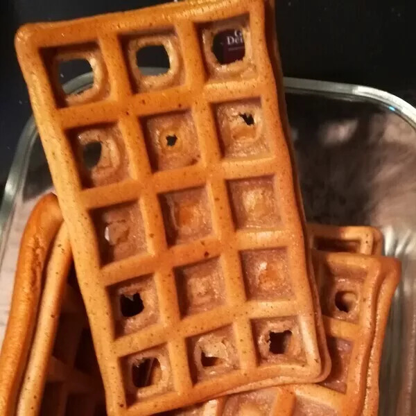 Gaufre sans produit laitier