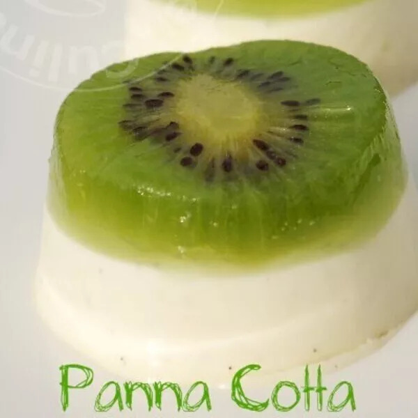 Panna Cotta Chocolat Blanc Kiwi