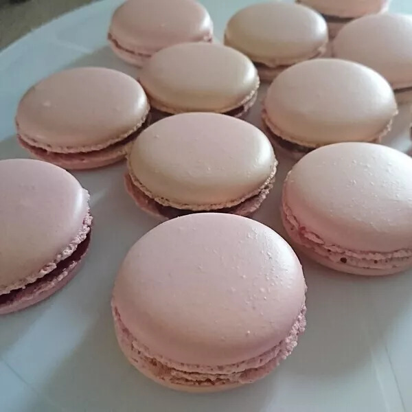 macaron à la framboise 