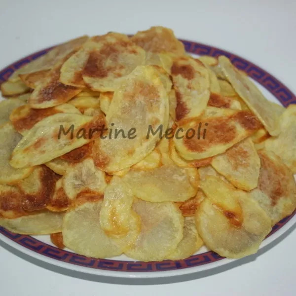 Chips de pommes de terre au four maison