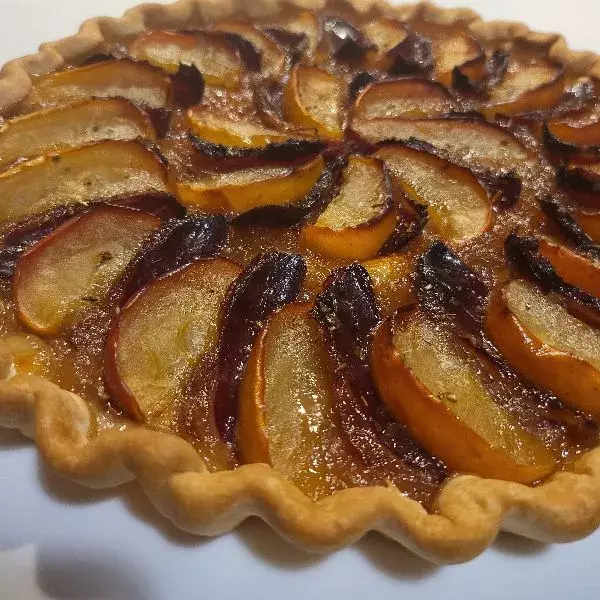 Tarte pommes magret de canard 