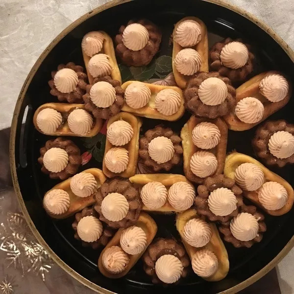 Tourbillons au foie gras et pain d'épices