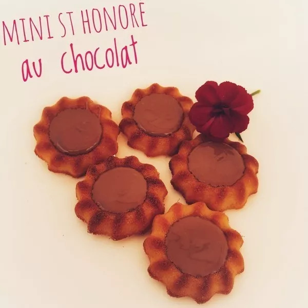 Mini st honoré au chocolat