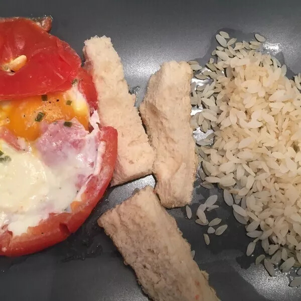 Oeuf en cocotte de tomate 