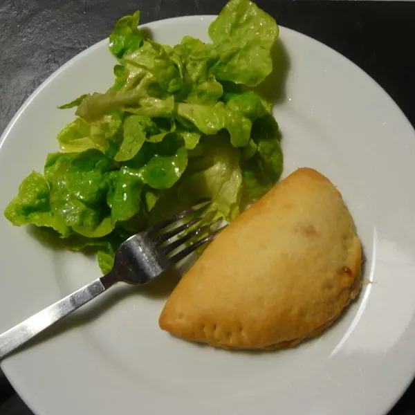 Mini-pizza calzone : jambon-fromage