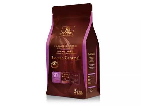 Pistoles de chocolat au lait 31% au caramel 1 kg