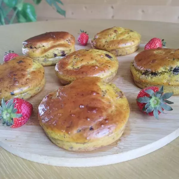 Moelleux légers fraises chocolat 