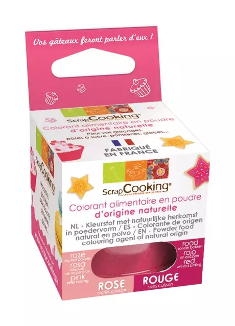 Colorant en poudre origine naturelle Rouge