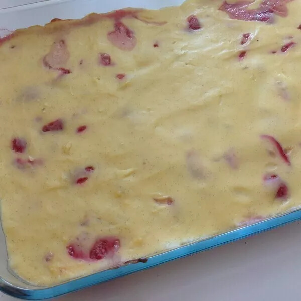 Flan aux fraises