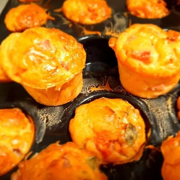 Mini Muffins façon pizza