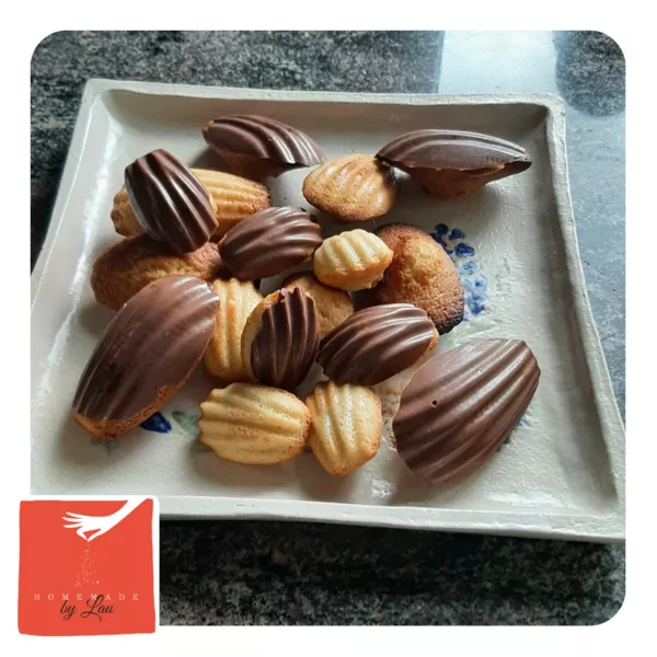 Madeleines avec ou sans coque en chocolat