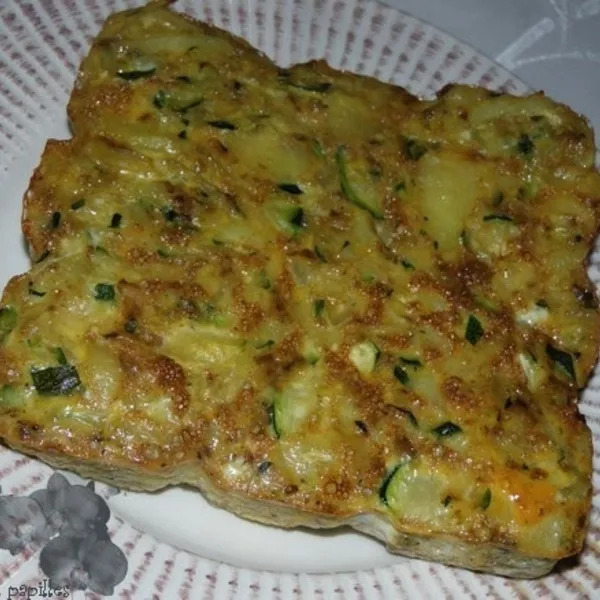 Tortilla Pommes de Terre / Courgettes / Curry