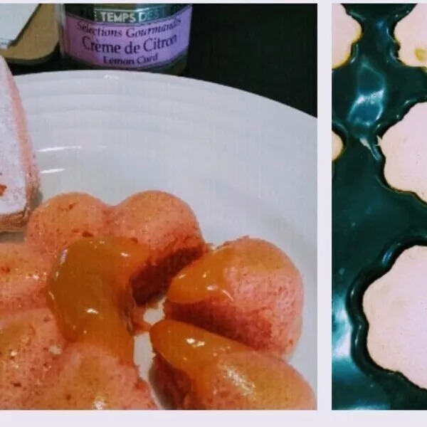 Gâteau moelleux aux biscuits roses de Reims