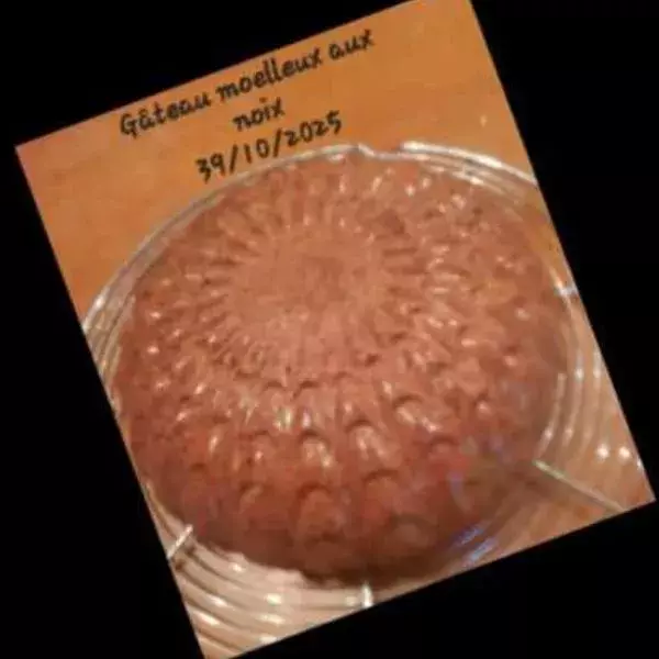 Gâteau moelleux aux noix