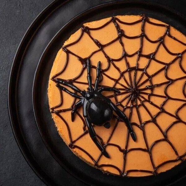 Gâteau araignée d'Halloween