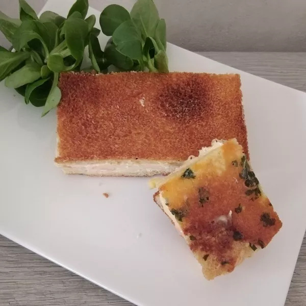 croque saumon