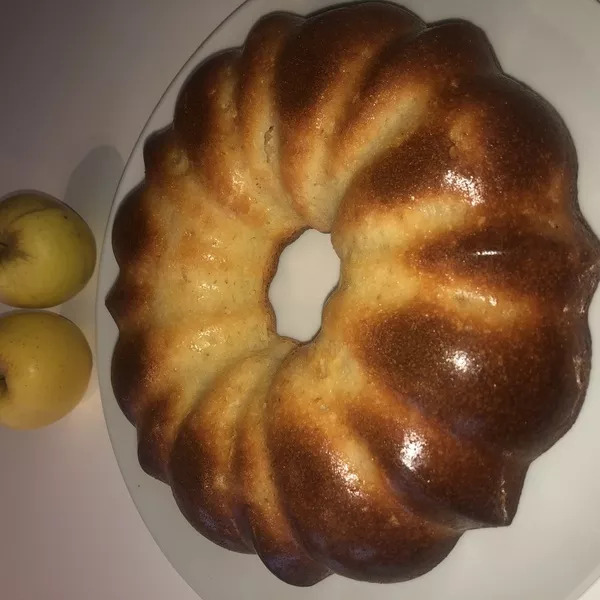 Gâteau yaourt aux pommes 