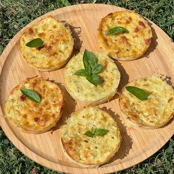 Galettes courgettes et chorizo