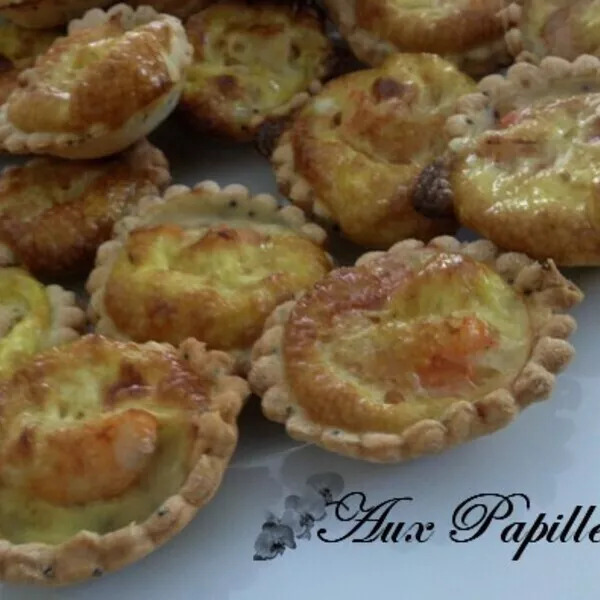 Mini-Tartelettes Crevettes / Curry