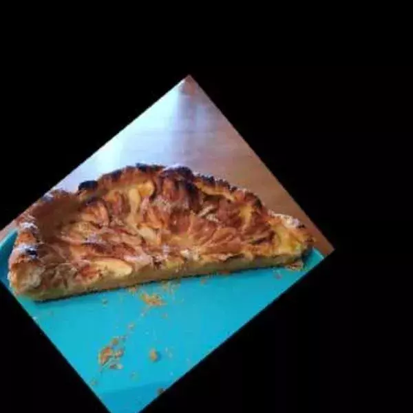 Tarte amandine aux pommes