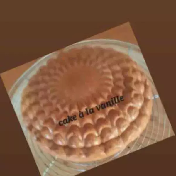 Gâteau à la vanille