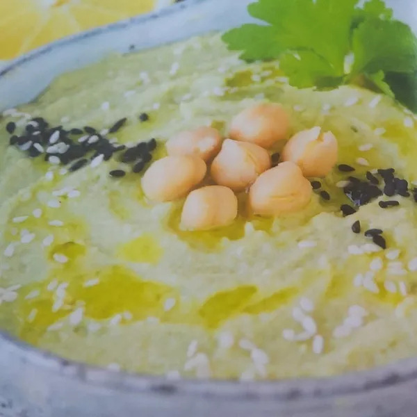 Houmous avocat et pois chiches 