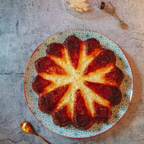 Gâteau de riz au caramel