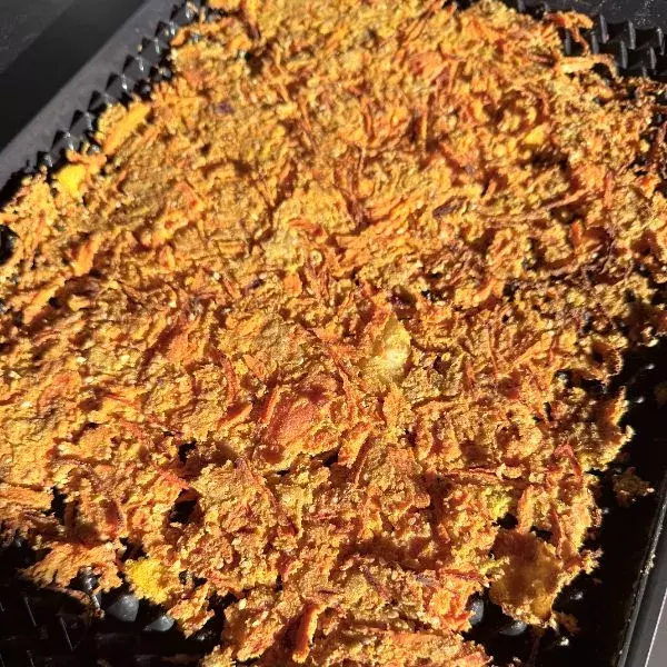 Gaufre géante de carottes sans gluten -  Chez Nanou