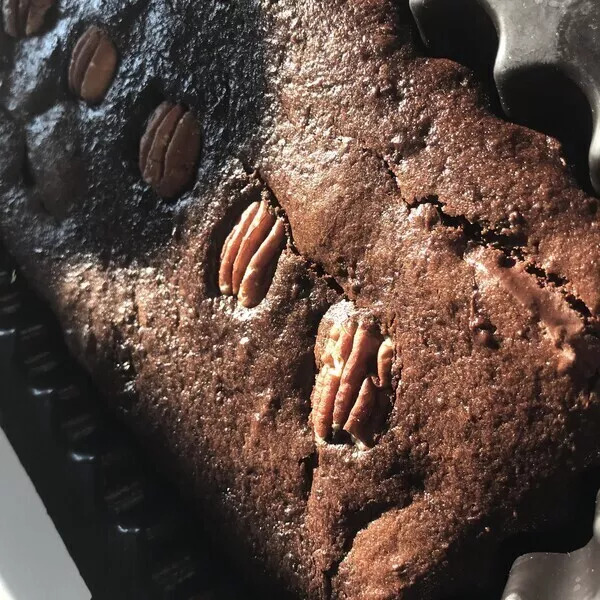 Fondant au chocolat, courge Buttercup et sucre de coco