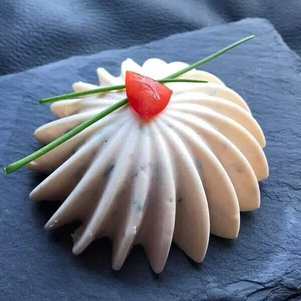 Panna Cotta au saumon fumé