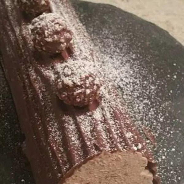 Ma bûche Ferrero Rochers 