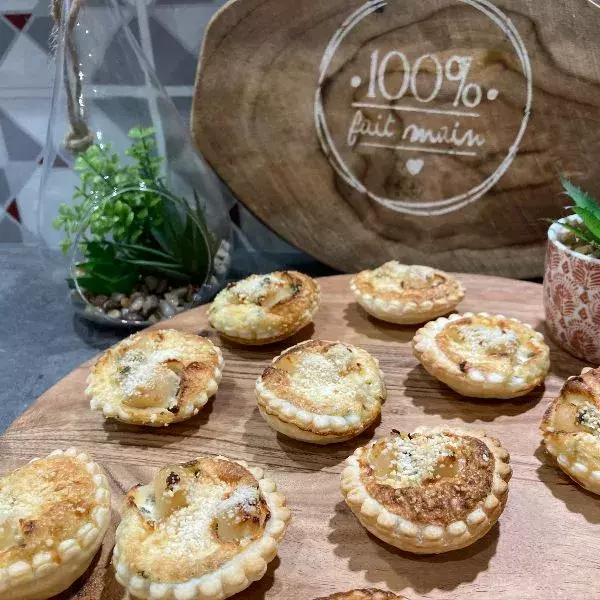 Mini-tartelettes aux noix de pétoncles 