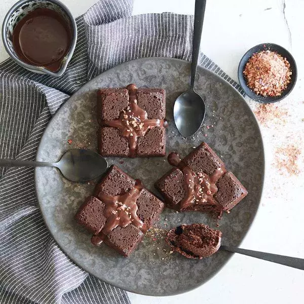 Carrés fondants au chocolat