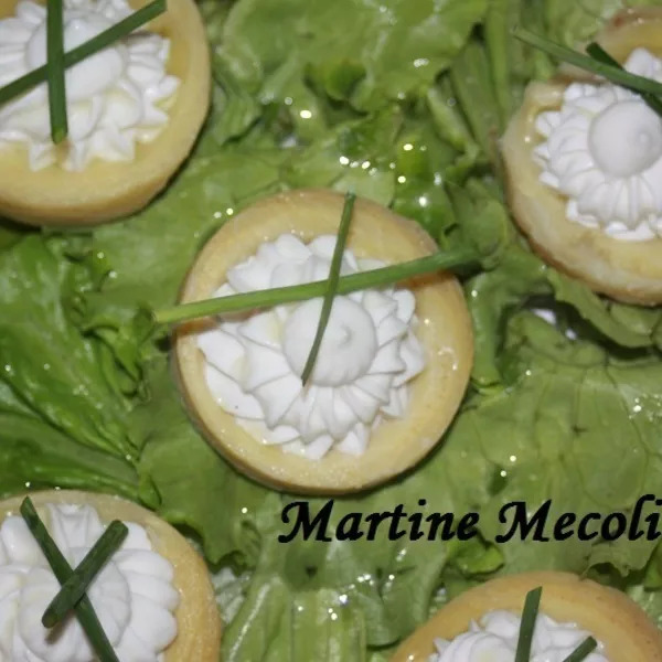 Fonds d'artichaut au chèvre frais sur salade verte sans cook'in