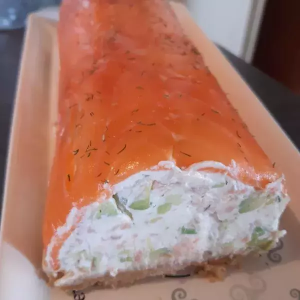 Bûche Salée cheesecake 