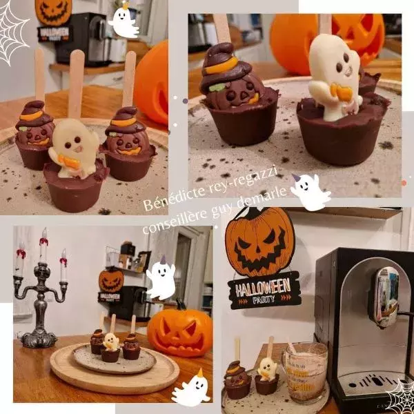 Bombes chocolatées d'halloween