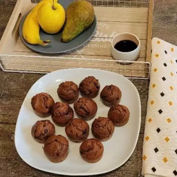 Muffins chocolat et pépites