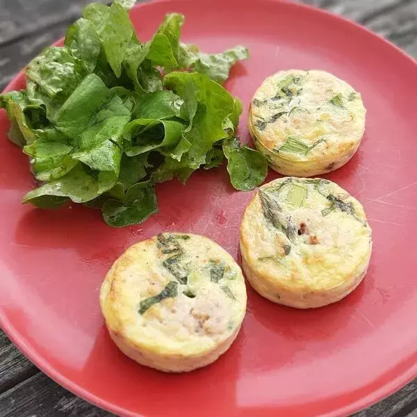 Petits flans asperges et crabe