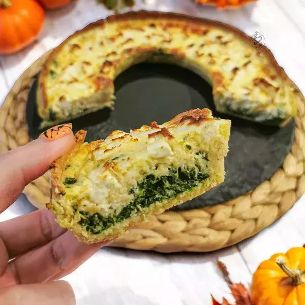 Tarte Epinards Fromages (IG bas)