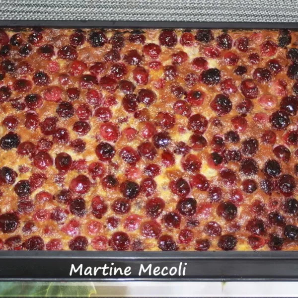 Clafoutis aux cerises pour grande tablée sans cook'in