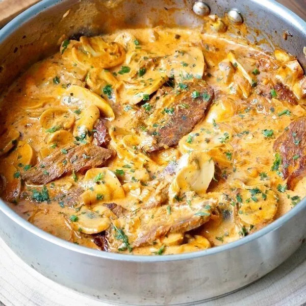 Boeuf stroganov d'Alain Ducasse