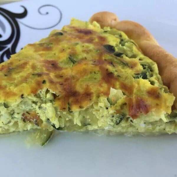 Quiche courgette