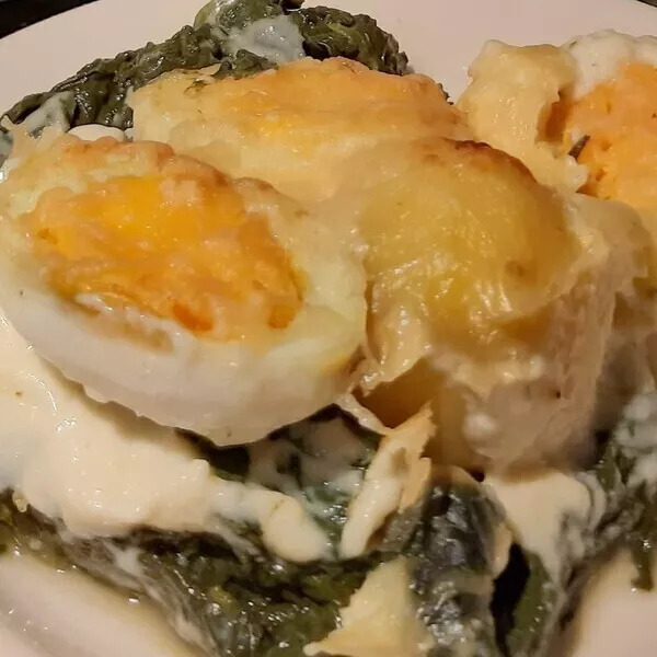 Oeufs à la florentine (plat complet) XXL