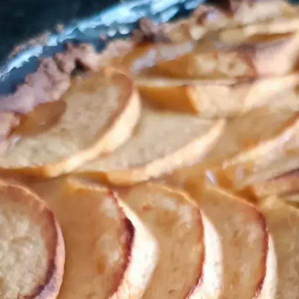 Tarte aux pommes sans gluten et sans lactose 