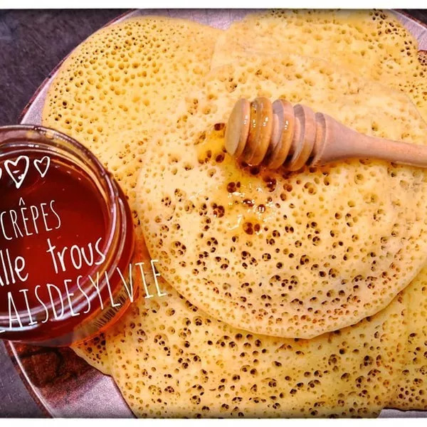 Crêpes Mille trous ou Baghrirs d'Arbiya