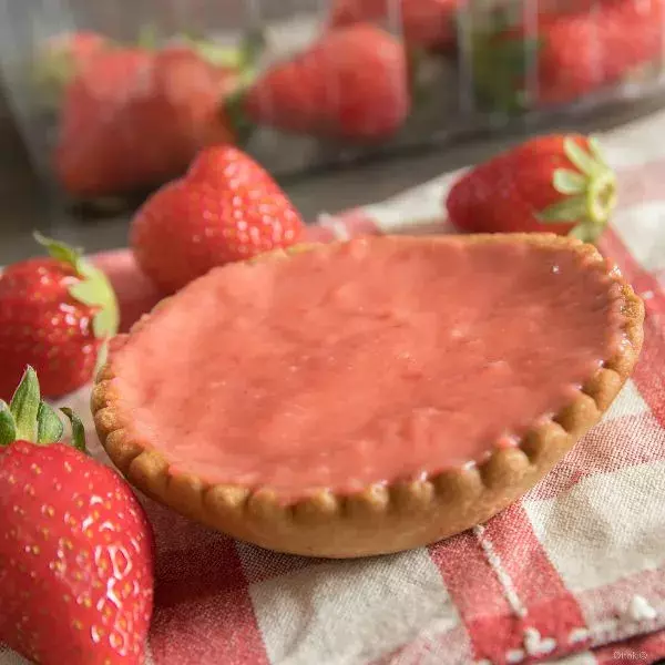 Crémeux à la fraise pour des tartelettes