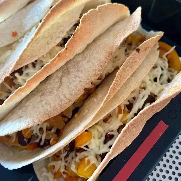 Fajitas végétariennes aux haricots rouges
