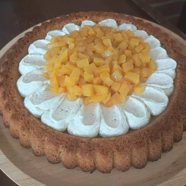 Tarte renversée Bretonne à l'ananas de Flo