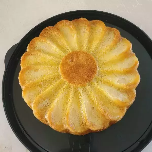 moelleux aux pommes flower