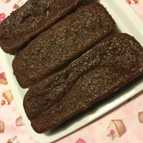 Cake banane-chocolat